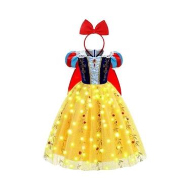 Imagem de Vestido De Halloween Para Meninas, Vestido De Branca De Neve Luxuoso C