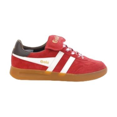 Imagem de Gola Tênis feminino Stadia '86, Vermelho/branco fora/marrom escuro/chiclete, 36