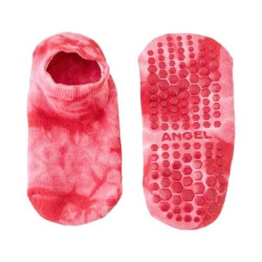 Imagem de Meias De Algodão Antiderrapantes Para Yoga, Pilates, Barre, Trampolim 