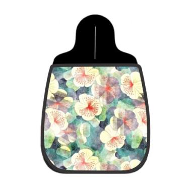 Imagem de Lixeira De Carro Organizador Lixinhocar Floral Pálido Aquarela Clara