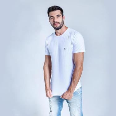 Imagem de Camiseta T-shirt Masculina com tecido premium Branca - Stoke Oficial, 