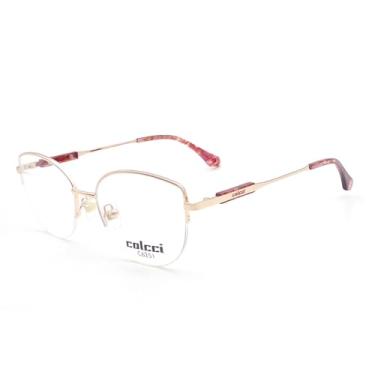Imagem de Armação de Óculos Colcci com Brilho em Rosé