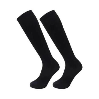 Imagem de Meias de Compressão de Lã para Inverno - Masculinas, Quentes e Grossas