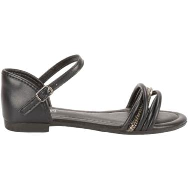 Imagem de Sandália Rasteira Feminina Casual Dia a Dia Fechamento em Fivela com Traseiro Mississipi Q9903