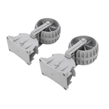 Imagem de WALFRONT Rodas de Lançamento de Barco Inflável, Rodas de Reboque de Bote Com de Travamento de 3 Engrenagens para Jangada de Canoa de Caiaque Abaixo de 250 Libras, Carrinho de Barco Portátil de