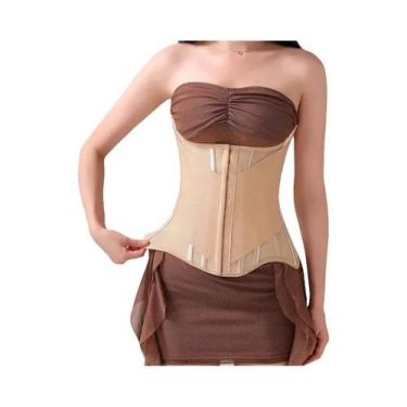 Imagem de Corset Modelador De Cintura Em Forma De U Para Mulheres Com Botões, Le