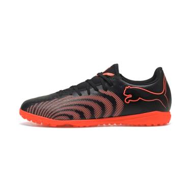 Imagem de Puma Chuteiras de futebol masculinas Future 9 Play Turf Training, Puma Preto brilhante vermelho - cinza forte, 42