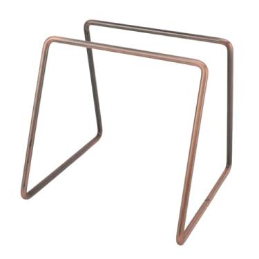 Imagem de Oubit Suporte de copo de filtro de café de metal para filtro de café conjunto de suporte de papel de filtro de filtro (ronze)