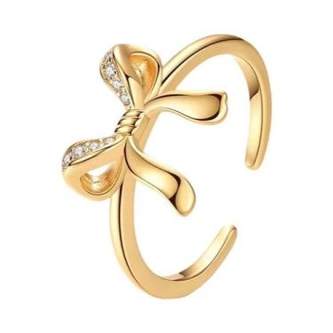 Imagem de Anel Feminino De Prata Esterlina 925 Com Caveira, Laço, Coroa, Coração