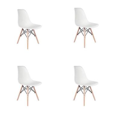 Imagem de Kit 4 Cadeiras Eiffel Branca - Conthey