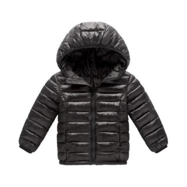 Imagem de Jaqueta Parka Infantil De Inverno Grossa E Quente Com Capuz, Acolchoad