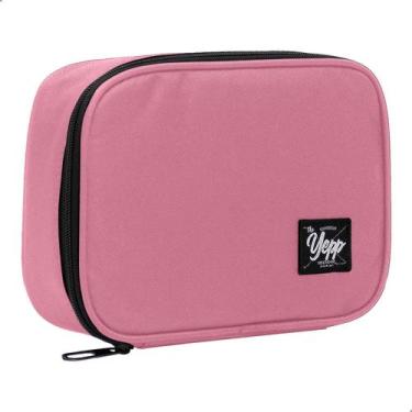 Imagem de Estojo Box Escolar Grande Porta Lapis Nylon 100 Pens 22x16x6cm Laterai