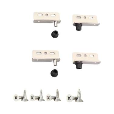 Imagem de Dobradiças De Canto Ocultas Em L Para Portas De Armários, Estantes E G