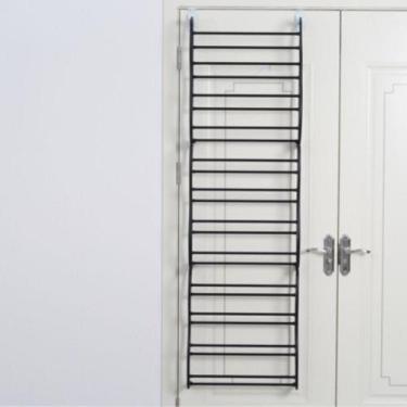 Imagem de Sapateira Vertical de Parede e Porta para 36 Pares Preta - Globalmix