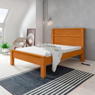 Imagem de Cama Casal Reforçada Em Mdf Las Vegas - Nature