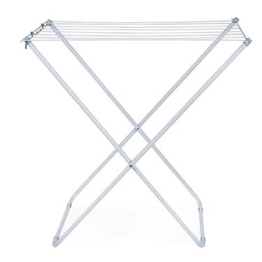 Imagem de Varal De Chão Dobrável 830 X 500 X 800mm Na Cor Branco