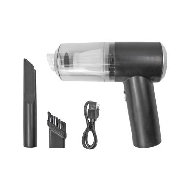 Imagem de Mini Aspirador De Po Sem Fio Portatil Limpa Tudo Casa Carro Vacuo Cor:Preto