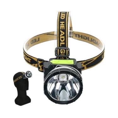 Imagem de Lanterna De Cabeça Industrial Recarregável, Luz De Trabalho Brilhante 
