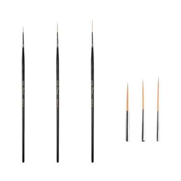 Imagem de Pincéis De Pintura Artística De Ponta Fina Extra Longa Para Modelos Em