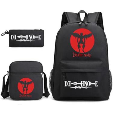 Imagem de Conjunto de mochilas escolares Deaths Notes Yagami, 3 unidades para cr