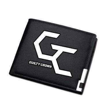 Imagem de Carteira Guiltys Crowns Anime Characters Slim Bifold PU em couro PU - 