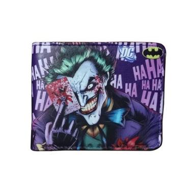 Imagem de Carteira, bolsa de moedas, couro, dobrável, Jokers Knight Anime - Yiwe