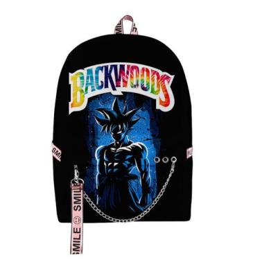 Imagem de Mochila Backwoods Kids School Mochila 3D Print Oxford 28x17x42cm - Yiw