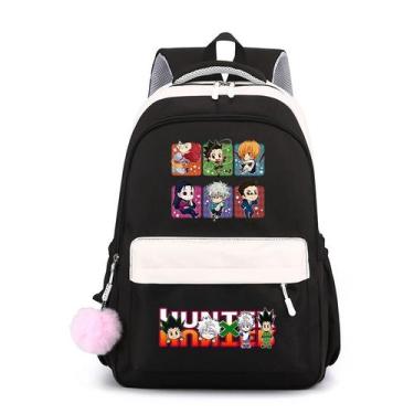 Imagem de Mochila Hunters Hunters Anime School Nylon 30x23x42cm - Yiweisai