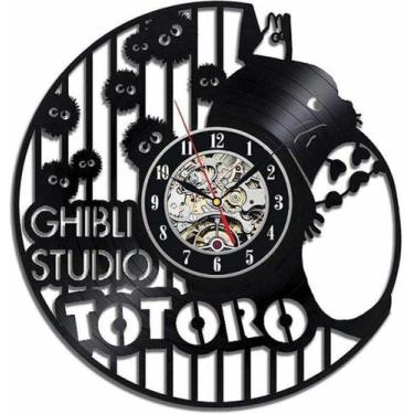 Imagem de Relógio de parede Fairydust Anime Vinyl Disc 30 cm preto - yiweisai