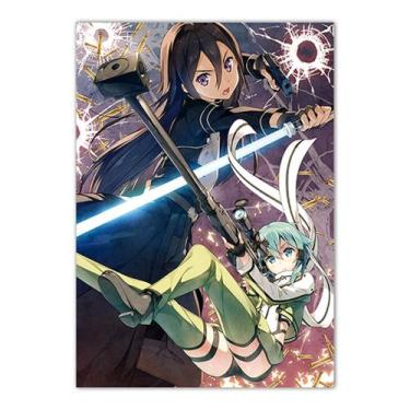 Imagem de Pôster Sword Art Online Anime Art 30x40cm Papel 30g - yiweisai