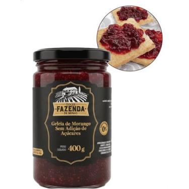 Imagem de Doce Geleia de Morango Diet Sem Adição de Açúcar e Zero Glúten 400g Do