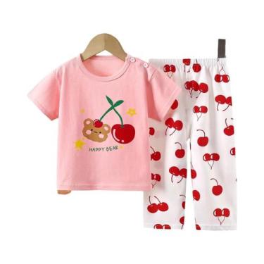 Imagem de Conjuntos de pijamas infantis, Dinossauro Pijamas, Terno infantil, Cri