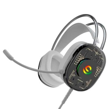 Imagem de Headset Gamer Com Fio Fone De Ouvido Profissional Rgb - Gamer Over-ear Com Conexão P2 + Usb