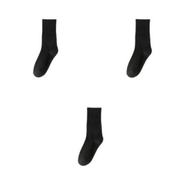 Imagem de Meias Femininas De Algodão Sem Costura, Macias, Anti-Pilling, Respiráv