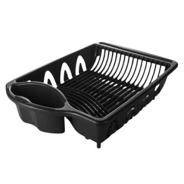 Imagem de Escorredor De Pratos Louças Copos Plástico Resistente Para Cozinha - -