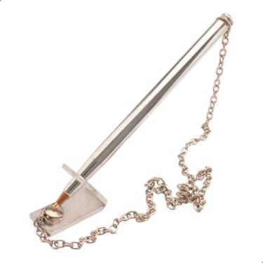 Imagem de Caneta Esferografica Base Fixa Com Corrente Suporte Em V - Darujo