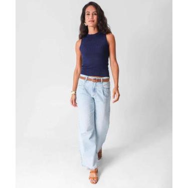 Imagem de Blusa Regata Feminina Lisa Marisa Azul-52367, Azul, P