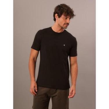 Imagem de Camiseta Manga Curta Calvin Klein Jeans Masculino Packable - Preto-Masculino