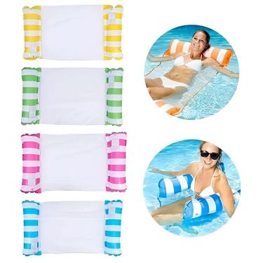 Imagem de Boia Rede Cama Flutuante Inflável Piscina Descanso - Relax Para Piscina E Praia