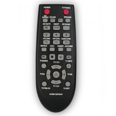 Imagem de Controle remoto de substituição AH59-02434A aplicável para Samsung Soundbar HW-E550 HW-E551 HW-E450 HW-E450C HW-E550/ZA HW-E551/ZA HW-E450/ZA HWE550 HWE551 HWE450 HWE450C HWE40C HWE450C HWE450C HWE450