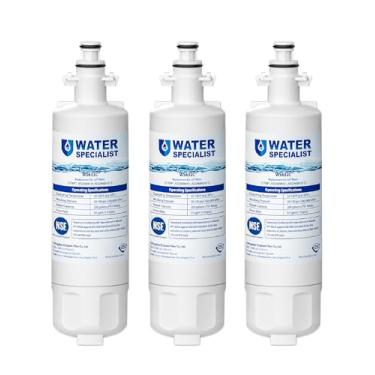 Imagem de Waterspecialist 469690 ADQ36006101 Filtro de água da geladeira, substituição para LG® LT700P®, Kenmore® 9690, ADQ36006102, 46-9690, LFXS30766S, WSL-3, FML-3, RFC1200A, pacote com 3