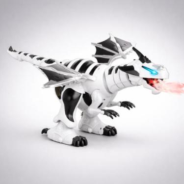 Imagem de Dinossauro Robô com Controle Remoto Luz Som e Fumaça Interativo - Gené