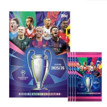 Imagem de Album De Figurinha Uefa Champions League 2025 , 2026 Mais 20 Envelopes