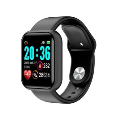 Imagem de Relógio Smartwatch Inteligente D20 Pró Y68 Preto