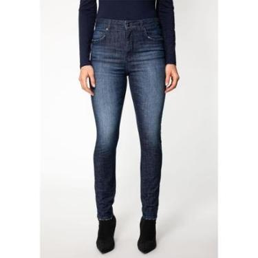 Imagem de Calça Jeans High Rise Skinny Azul Escuro-Feminino