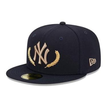 Imagem de GOLD NEW ERA LEAF 5950 17647 NEYYAN-Masculino