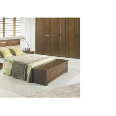 Imagem de Baú Rústico em Madeira Maciça Paris - Weihermann