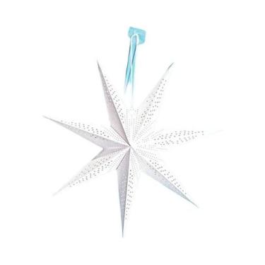 Imagem de Decoração De Natal Em Papel Com Estrela De Sete Pontas, Pendente Oco P