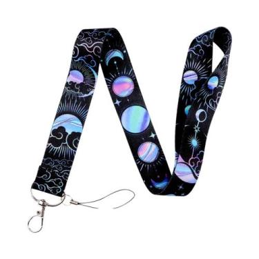 Imagem de Cordão De Pescoço Anime Fases Da Lua E Sol, Chaveiro, Porta-Cartão De 