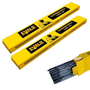 Imagem de Eletrodo para Solda E6013 2,5MM Caixa 1 KG 2 Uni EVALD
